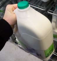 Sainsbury's milk comes in skinny jugs